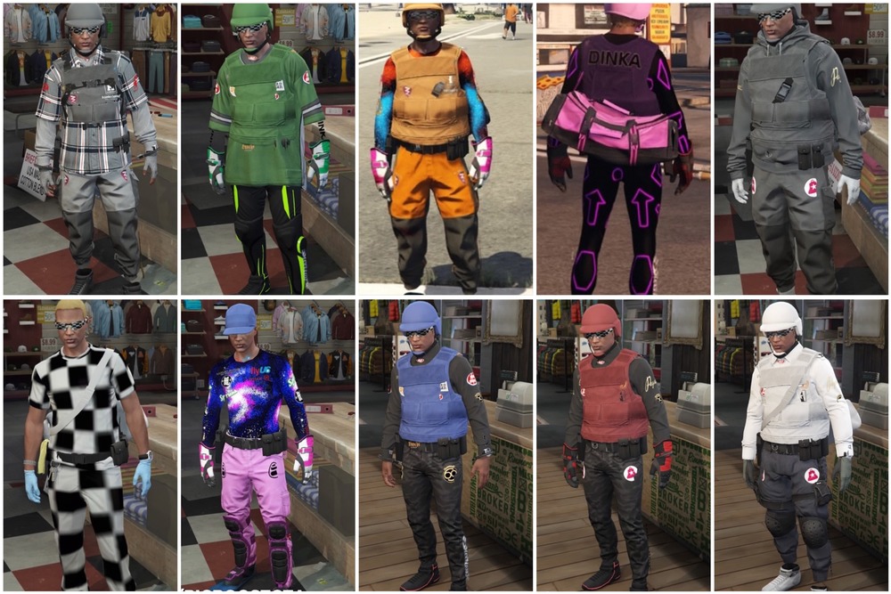 10 Modded outfits D