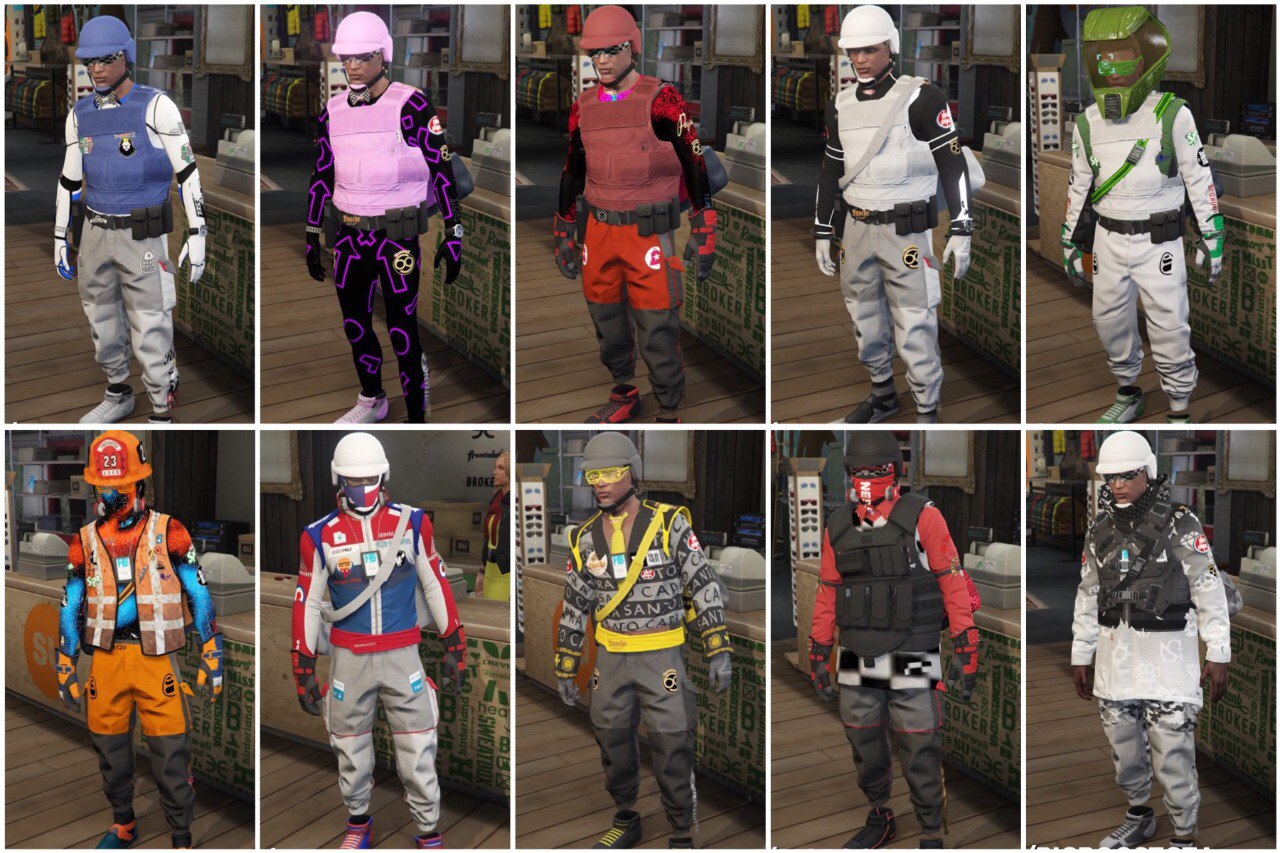10 Modded outfits A