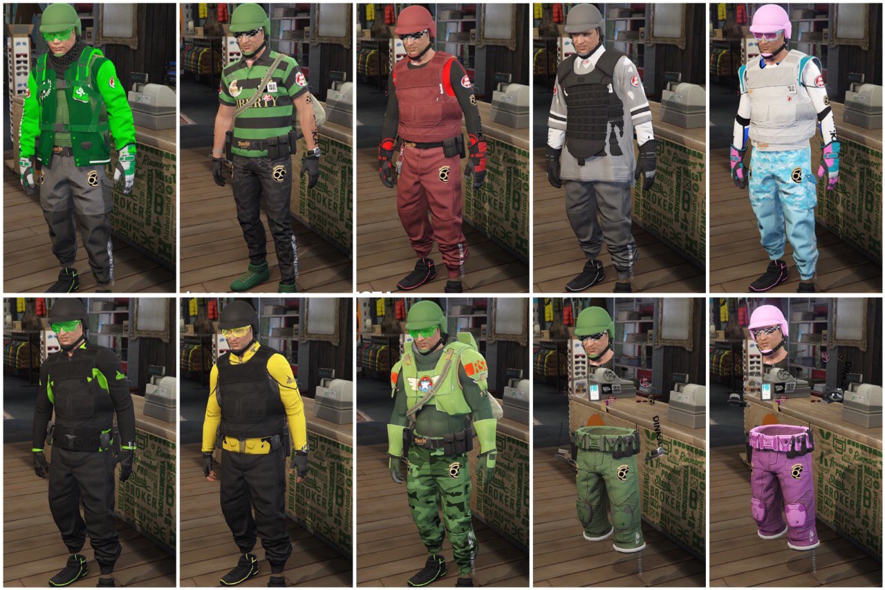 10 Modded outfits C